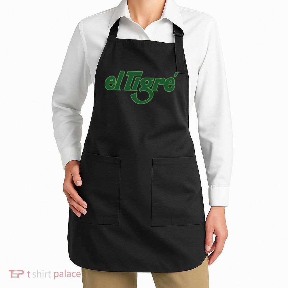 El Tigre Arctic Cat Vintage Image Up To Black Or Gray Cat Irish Apron