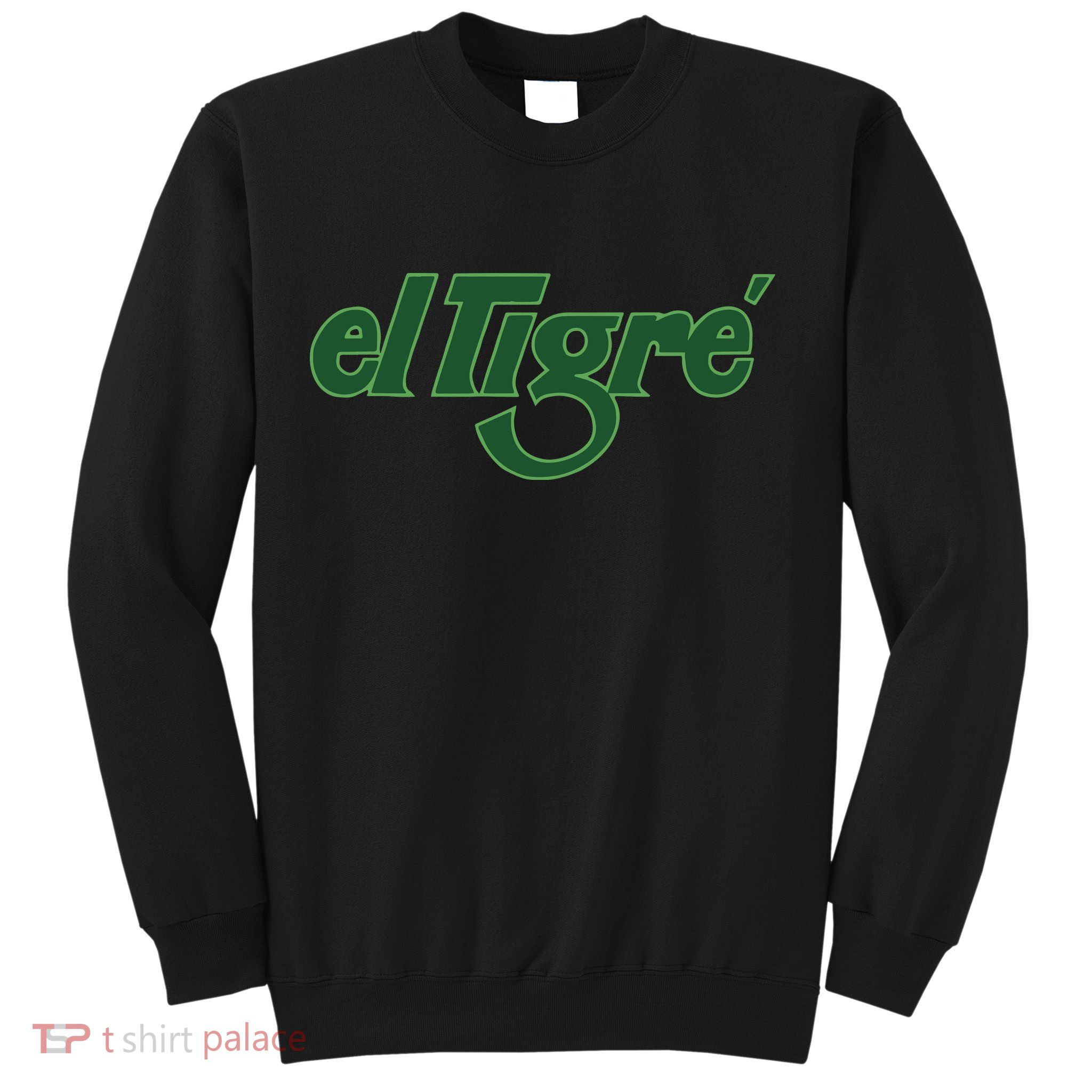 El Tigre Arctic Cat Vintage Image Up To Black Or Gray Cat Irish Sweatshirt
