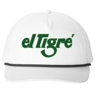 El Tigre Arctic Cat Vintage Image Up To Black Or Gray Cat Irish Snapback Five-Panel Rope Hat