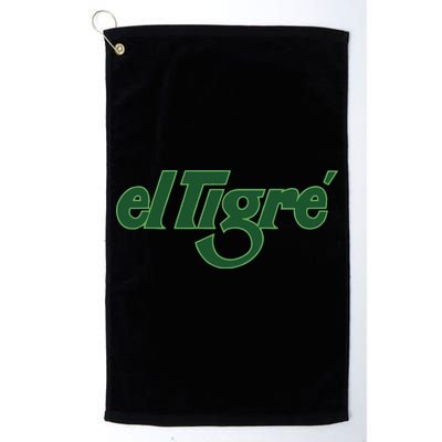 El Tigre Arctic Cat Vintage Image Up To Black Or Gray Cat Irish Golf Towel