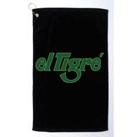 El Tigre Arctic Cat Vintage Image Up To Black Or Gray Cat Irish Golf Towel