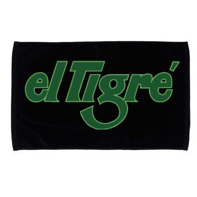 El Tigre Arctic Cat Vintage Image Up To Black Or Gray Cat Irish Microfiber Hand Towel