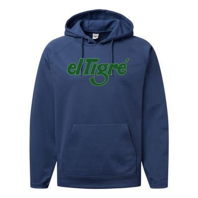 El Tigre Arctic Cat Vintage Image Up To Black Or Gray Cat Irish Performance Fleece Hoodie