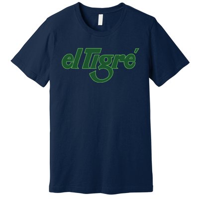 El Tigre Arctic Cat Vintage Image Up To Black Or Gray Cat Irish Premium T-Shirt