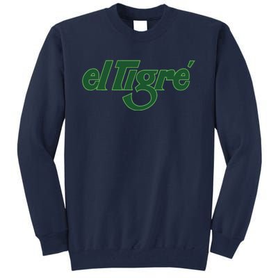 El Tigre Arctic Cat Vintage Image Up To Black Or Gray Cat Irish Tall Sweatshirt