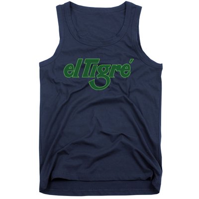 El Tigre Arctic Cat Vintage Image Up To Black Or Gray Cat Irish Tank Top