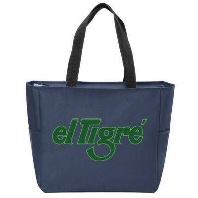 El Tigre Arctic Cat Vintage Image Up To Black Or Gray Cat Irish Zip Tote Bag