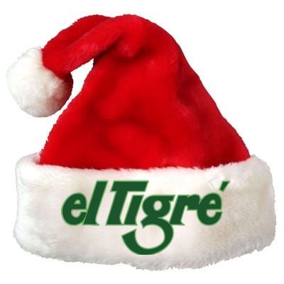 El Tigre Arctic Cat Vintage Image Up To Black Or Gray Cat Irish Premium Christmas Santa Hat