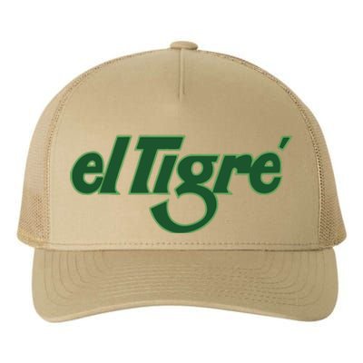 El Tigre Arctic Cat Vintage Image Up To Black Or Gray Cat Irish Yupoong Adult 5-Panel Trucker Hat