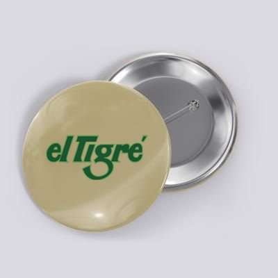 El Tigre Arctic Cat Vintage Image Up To Black Or Gray Cat Irish Button