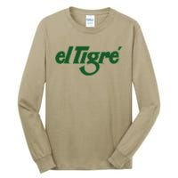 El Tigre Arctic Cat Vintage Image Up To Black Or Gray Cat Irish Tall Long Sleeve T-Shirt