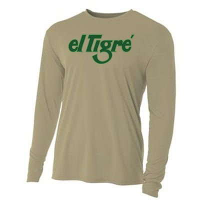 El Tigre Arctic Cat Vintage Image Up To Black Or Gray Cat Irish Cooling Performance Long Sleeve Crew