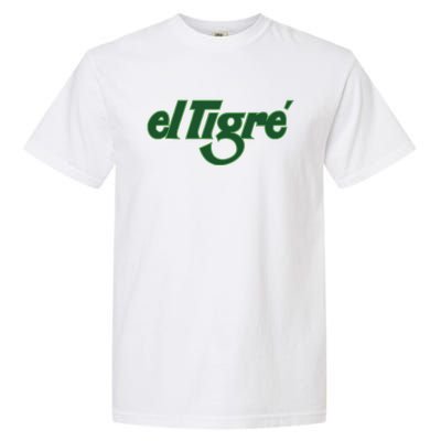 El Tigre Arctic Cat Vintage Image Up To Black Or Gray Cat Irish Garment-Dyed Heavyweight T-Shirt