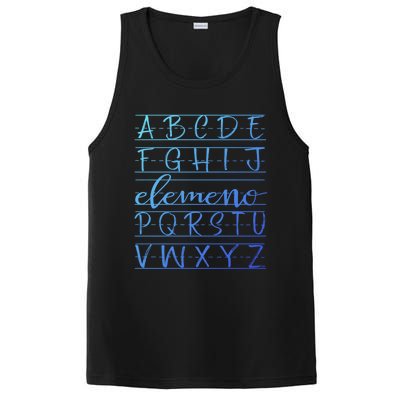 Eleo Teacher Apreciation Alphabet Funny Gift For Teachers Gift PosiCharge Competitor Tank