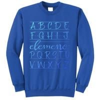 Eleo Teacher Apreciation Alphabet Funny Gift For Teachers Gift Sweatshirt