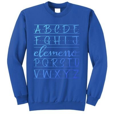 Eleo Teacher Apreciation Alphabet Funny Gift For Teachers Gift Sweatshirt