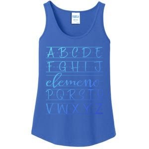 Eleo Teacher Apreciation Alphabet Funny Gift For Teachers Gift Ladies Essential Tank