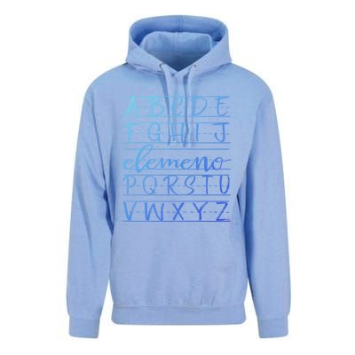 Eleo Teacher Apreciation Alphabet Funny Gift For Teachers Gift Unisex Surf Hoodie