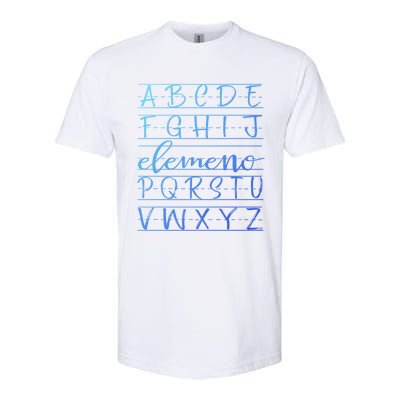 Eleo Teacher Apreciation Alphabet Funny Gift For Teachers Gift Softstyle® CVC T-Shirt