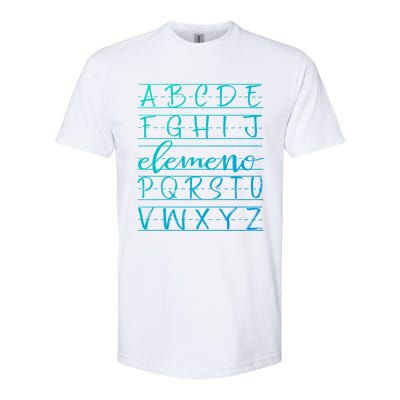 Eleo Teacher Apreciation Alphabet Funny Gift For Teachers Gift Softstyle CVC T-Shirt