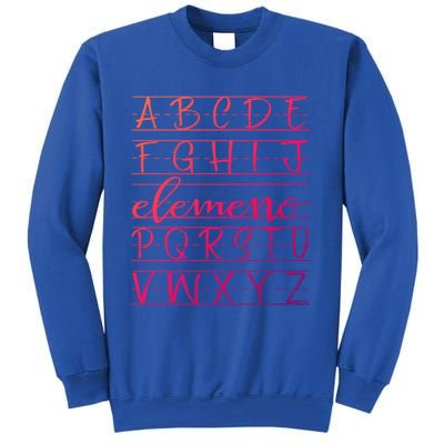 Eleo Teacher Apreciation Alphabet Funny Gift For Teachers Gift Sweatshirt