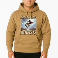 Explain This Atheists Funny Meme Jesus Skateboarding Hoodie