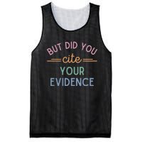 English Teacher But Did You Cite Your Evidence Mesh Reversible Basketball Jersey Tank