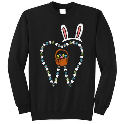 Easter Tooth Bunny Ears Cute Teeth Dentist Dental Assistant Sweatshirt