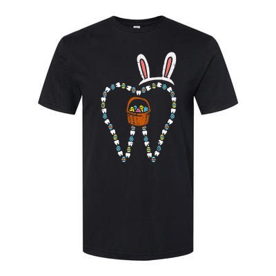 Easter Tooth Bunny Ears Cute Teeth Dentist Dental Assistant Softstyle CVC T-Shirt