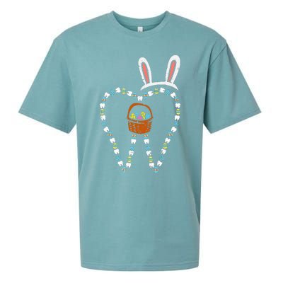 Easter Tooth Bunny Ears Cute Teeth Dentist Dental Assistant Sueded Cloud Jersey T-Shirt