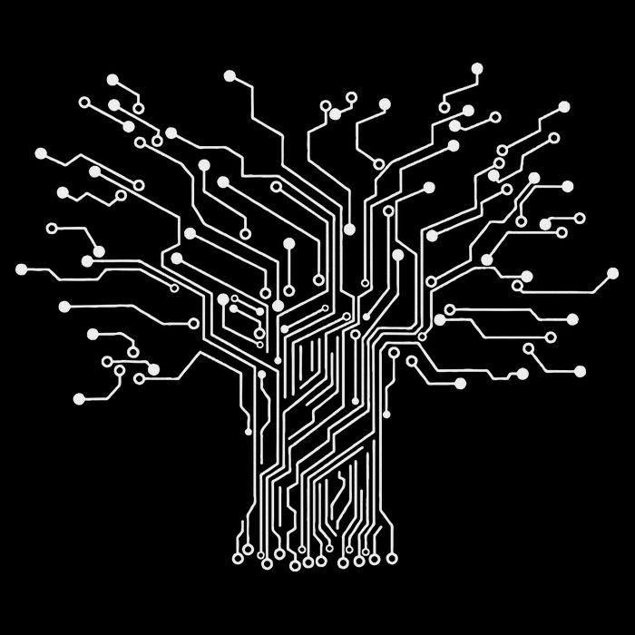 Electronics Technician Binary Tree Electrical Engineer Tie-Dye T-Shirt