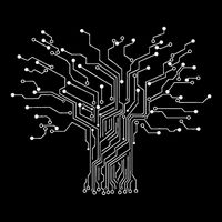 Electronics Technician Binary Tree Electrical Engineer Cooling Performance Long Sleeve Crew