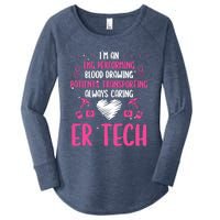 ER Tech Badge Buddy Emergency Room Technician Essentials Women's Perfect Tri Tunic Long Sleeve Shirt