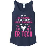 ER Tech Badge Buddy Emergency Room Technician Essentials Ladies Essential Tank