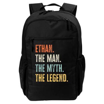 Ethan The Best Man Myth Legend Funny Best Name Ethan Daily Commute Backpack