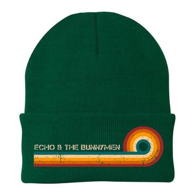 Echo & The Bunnymen Retro Stripes Musician Knit Cap Winter Beanie