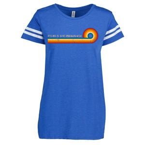 Echo & The Bunnymen Retro Stripes Musician Enza Ladies Jersey Football T-Shirt