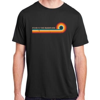 Echo The Bunnymen Retro Stripes Musician Vintage Adult ChromaSoft Performance T-Shirt