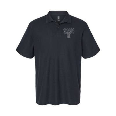 Electronics Technician Binary Tree Electrical Engineer Softstyle Adult Sport Polo