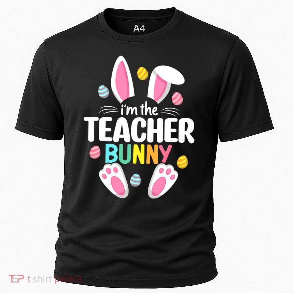 Easter Teacher Bunny Ears Teacher Life Easter Day Egg Women Performance Shirt