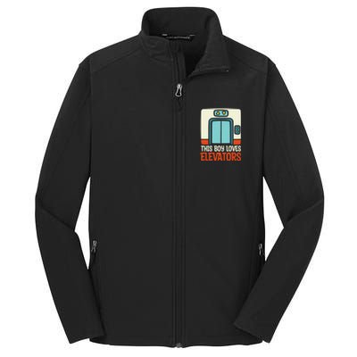 Elevator This Boy Loves Elevators Core Soft Shell Jacket