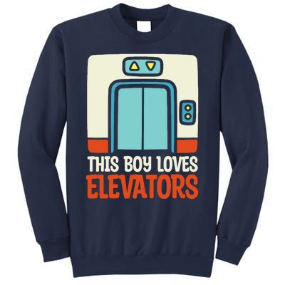 Elevator This Boy Loves Elevators Sweatshirt