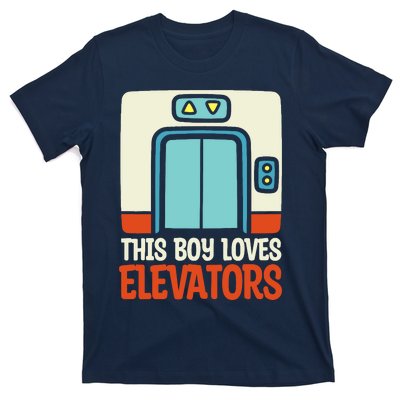 Elevator This Boy Loves Elevators T-Shirt