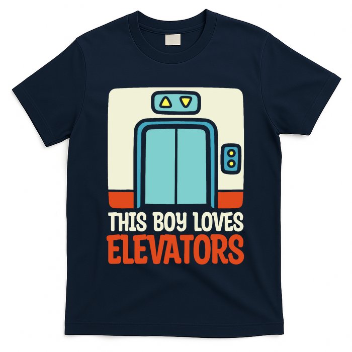 Elevator This Boy Loves Elevators T-Shirt