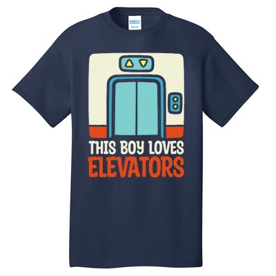 Elevator This Boy Loves Elevators Tall T-Shirt