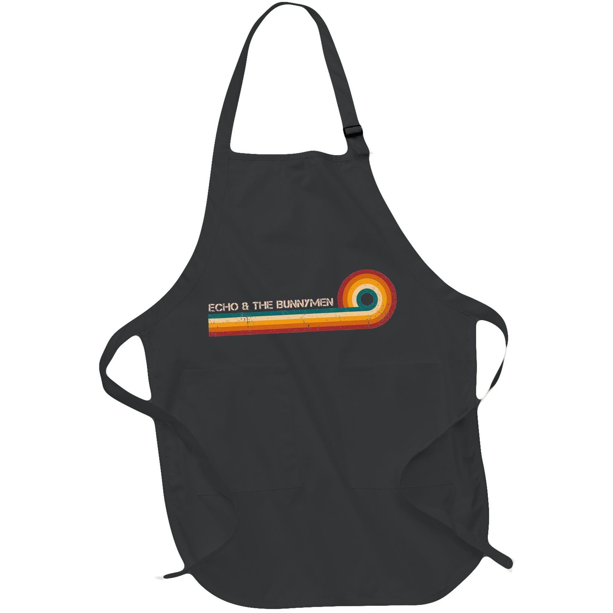 Echo & The Bunnymen Retro Stripes Musician Vintage Apron