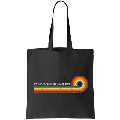 Echo & The Bunnymen Retro Stripes Musician Vintage Bag
