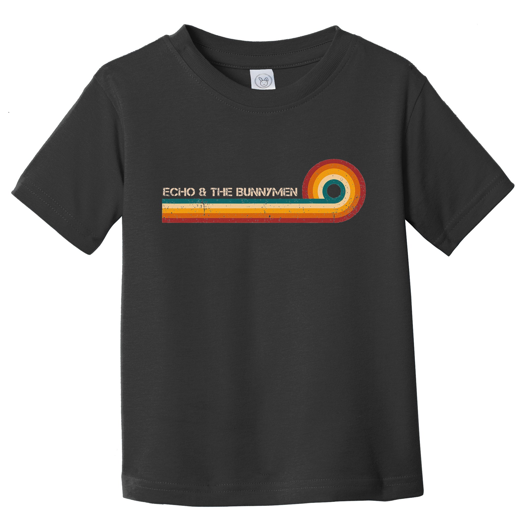 Echo & The Bunnymen Retro Stripes Musician Vintage Toddler T-Shirt
