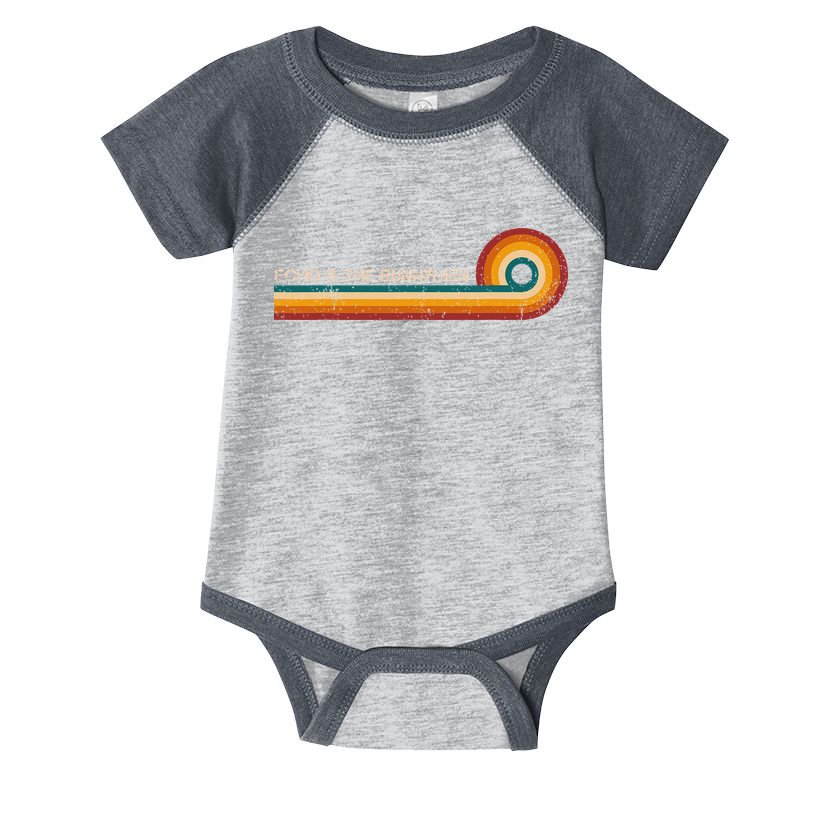 Echo & The Bunnymen Retro Stripes Musician Vintage Infant Baby Jersey Bodysuit