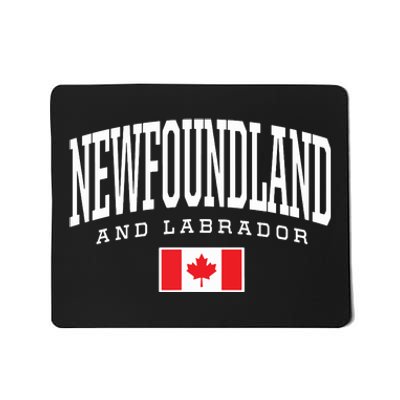 Eh Team Canadian Flag Newfoundland Labrador Canada Mousepad